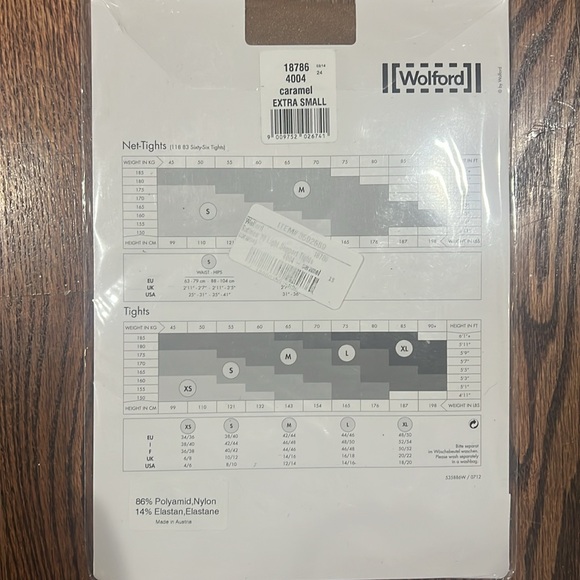 NWT Wolford Satinee 30 light support XS - Picture 2 of 3